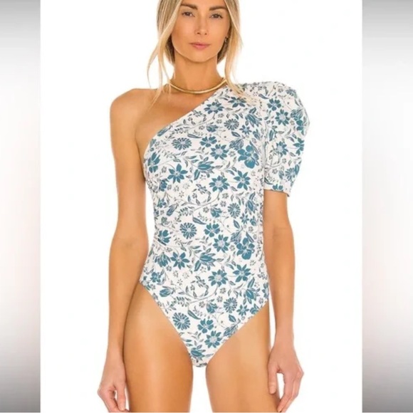 Free People | Somethin Bout You Thong Bodysuit in Petal Combo - Picture 8 of 12